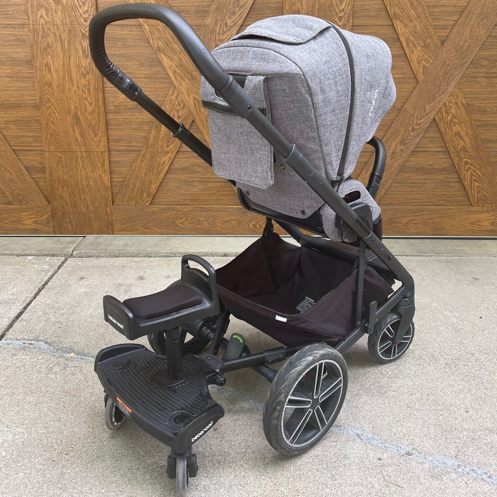 Nuna Mixx2 Travel System-Pipa CarSeat-Glider Board